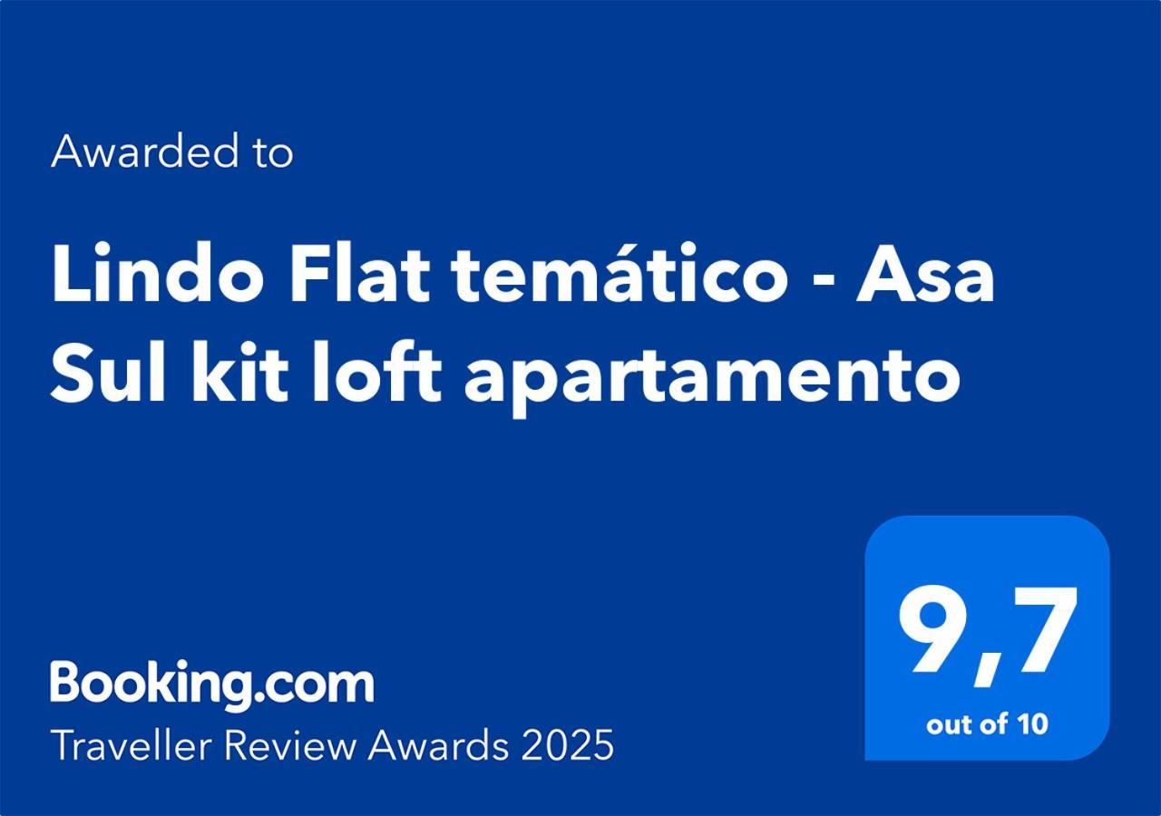 Lindo Flat Tematico - Asa Sul 913 - Self Checkin - Garagem - Portaria 24h - Aeroporto - Rodoviaria *